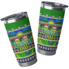 Canberra Raiders Christmas Aboriginal Tumbler - Indigenous Knitted Ugly Style