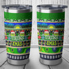 Canberra Raiders Christmas Aboriginal Tumbler - Indigenous Knitted Ugly Style