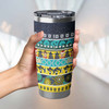 North Queensland Cowboys Christmas Aboriginal Tumbler - Indigenous Knitted Ugly Style