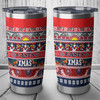 Sydney Roosters Christmas Aboriginal Tumbler - Indigenous Knitted Ugly Style