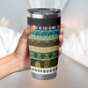 Penrith Panthers Christmas Aboriginal Tumbler - Indigenous Knitted Ugly Style