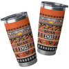 Wests Tigers Christmas Aboriginal Tumbler - Indigenous Knitted Ugly Style