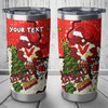 St. George Illawarra Dragons Christmas Custom Tumbler - Let's Get Lit Chrissie Pressie Tumbler