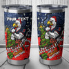 Sydney Roosters Christmas Custom Tumbler - Let's Get Lit Chrissie Pressie Tumbler