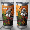 Wests Tigers Christmas Custom Tumbler - Let's Get Lit Chrissie Pressie Tumbler