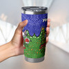 New Zealand Warriors Christmas Custom Tumbler - Let's Get Lit Chrissie Pressie Tumbler