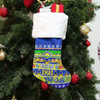 Parramatta Eels Aboriginal Christmas Stocking - Indigenous Knitted Ugly Style
