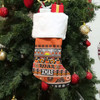 Wests Tigers Aboriginal Christmas Stocking - Indigenous Knitted Ugly Style