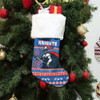 Newcastle Knights Christmas Stocking - Ugly Xmas And Aboriginal Patterns For Die Hard Fan