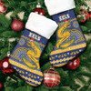 Parramatta Eels Christmas Stocking - Ugly Xmas And Aboriginal Patterns For Die Hard Fan