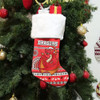 St. George Illawarra Dragons Christmas Stocking - Ugly Xmas And Aboriginal Patterns For Die Hard Fan
