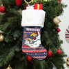 Sydney Roosters Christmas Stocking - Ugly Xmas And Aboriginal Patterns For Die Hard Fan