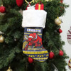 North Queensland Cowboys Christmas Stocking - Ugly Xmas And Aboriginal Patterns For Die Hard Fan