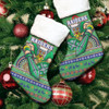 Canberra Raiders Christmas Stocking - Ugly Xmas And Aboriginal Patterns For Die Hard Fan