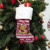 Queensland Cane Toads Christmas Stocking - Ugly Xmas And Aboriginal Patterns For Die Hard Fan