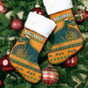 Australia Wallabies Christmas Stocking - Ugly Xmas And Aboriginal Patterns For Die Hard Fan