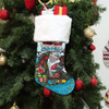 Cronulla-Sutherland Sharks Christmas Stocking - Merry Christmas Our Beloved Team With Aboriginal Dot Art Pattern