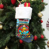 Gold Coast Titans Christmas Stocking - Merry Christmas Our Beloved Team With Aboriginal Dot Art Pattern