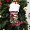 Queensland Cane Toads Christmas Stocking - Merry Christmas Our Beloved Team With Aboriginal Dot Art Pattern