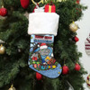 New South Wales Cockroaches Christmas Stocking - Merry Christmas Our Beloved Team With Aboriginal Dot Art Pattern