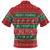 Australia Christmas Custom Polo Shirt - Merry Fishmas All I Want is a Big Fish Polo Shirt