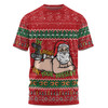 Australia Christmas Custom T-shirt - Merry Chrismas I'm Laying On Your Present T-shirt