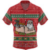 Australia Christmas Custom Hawaiian Shirt - Merry Chrismas I'm Laying On Your Present Hawaiian Shirt