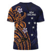 Australia South Sea Islanders T-shirt - New Ireland Flag With Polynesian Pattern T-shirt