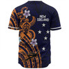 Australia South Sea Islanders Baseball Shirt - New Ireland Flag With Polynesian Pattern Baseball Shirt