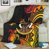 Australia South Sea Islanders Blanket - Vanuatu Polynesian Reggae Tentacle Turtle Blanket