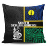 Australia South Sea Islanders Pillow Cases - New Caledonia Flag Polynesian Tattoo Style Pillow Cases