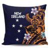Australia South Sea Islanders Pillow Cases - New Ireland Flag With Polynesian Pattern Pillow Cases