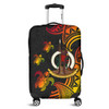 Australia South Sea Islanders Luggage Cover - Vanuatu Polynesian Reggae Tentacle Turtle Luggage Cover