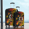 Australia South Sea Islanders Luggage Cover - Vanuatu Polynesian Reggae Tentacle Turtle Luggage Cover