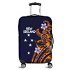 Australia South Sea Islanders Luggage Cover - New Ireland Flag With Polynesian Pattern Luggage Cover