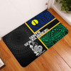 Australia South Sea Islanders Doormat - New Caledonia Flag Polynesian Tattoo Style Doormat