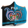 Australia South Sea Islanders Hooded Blanket - Fiji Is My Heart Hooded Blanket