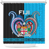 Australia South Sea Islanders Shower Curtain - Fiji Is My Heart Shower Curtain