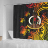 Australia South Sea Islanders Shower Curtain - Vanuatu Polynesian Reggae Tentacle Turtle Shower Curtain