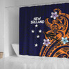 Australia South Sea Islanders Shower Curtain - New Ireland Flag With Polynesian Pattern Shower Curtain