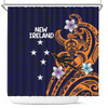 Australia South Sea Islanders Shower Curtain - New Ireland Flag With Polynesian Pattern Shower Curtain