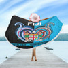 Australia South Sea Islanders Beach Blanket - Fiji Is My Heart Beach Blanket