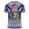 Canterbury-Bankstown Bulldogs Christmas Custom T-Shirt - Bulldogs Santa Aussie Big Things T-Shirt