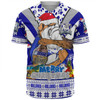 Canterbury-Bankstown Bulldogs Christmas Custom Baseball Shirt - Bulldogs Santa Aussie Big Things Baseball Shirt