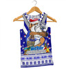 Canterbury-Bankstown Bulldogs Christmas Custom Men Singlet - Bulldogs Santa Aussie Big Things Men Singlet