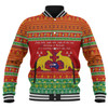 Australian Christmas Carol Christmas Baseball Jacket - Jingle Bells Ugly Style V2 Baseball Jacket