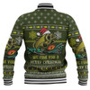 Australia Christmas Fishing Custom Baseball Jacket - We Fish You A Merry Christmas Baseball Jacket