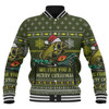 Australia Christmas Fishing Custom Baseball Jacket - We Fish You A Merry Christmas Baseball Jacket