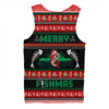 Australia Christmas Fishing Custom Men Singlet - Merry Ugly Fishmas Men Singlet