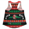 Australia Christmas Fishing Custom Women Racerback Singlet - Merry Ugly Fishmas Women Racerback Singlet